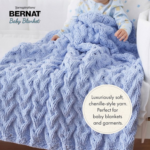 ® Blanket™ #6 Super Chunky Polyestergarn, Little Petunias 300g, 201 meter (4-pack)