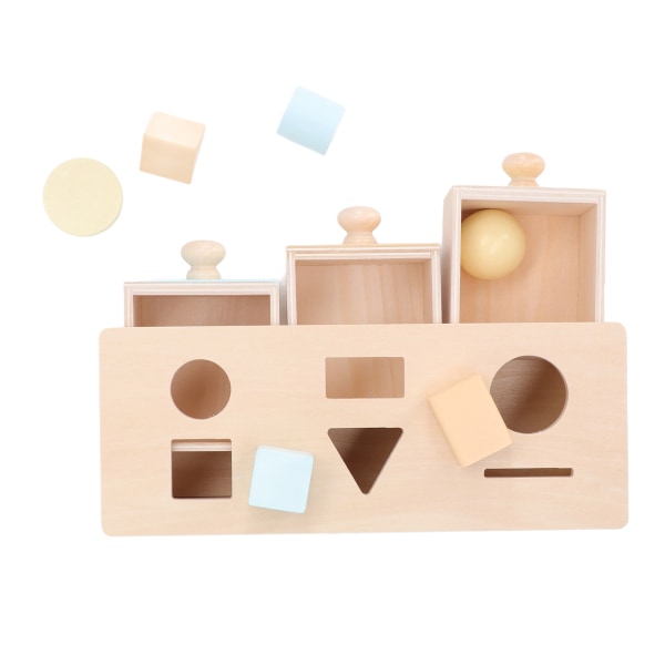 Barn Pedagogisk Leksak Multifunktionell Komposit Trä Förälder Barn Pitching Simuleringsmodell Leksak Låda