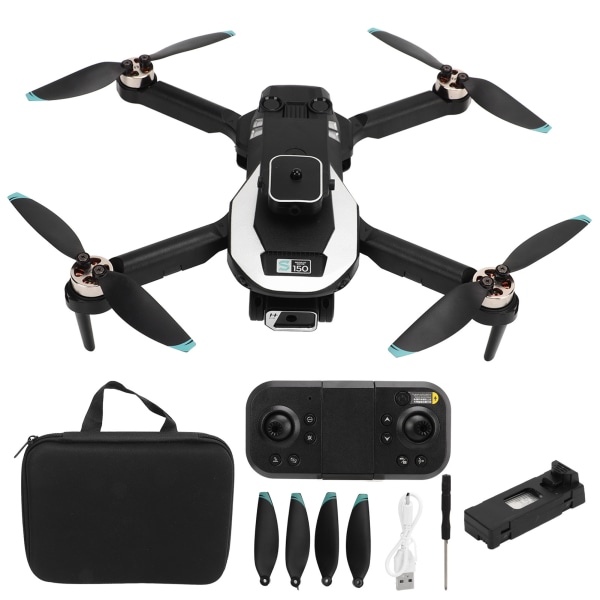 S150 Areial Drone Brushless Optical Flow Positioning HD Dual Camera Headless Mode Obstacle Avoid Drone with Built in Battery for Age 14 and Older