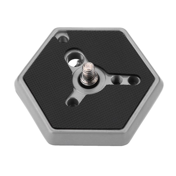 Hexagonale hurtigudløserplader 3049 1/4\" skrue til Manfrotto 030‑14 RC0 3063 fotostudietilbehør