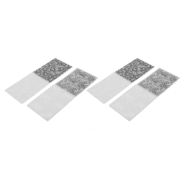 Billow Plant Style Präglingsmapp Set, Plast Scrapbooking Verktyg för Korttillverkning, Återanvändbara Designmallar för DIY Hantverksdekoration, Passar Populära