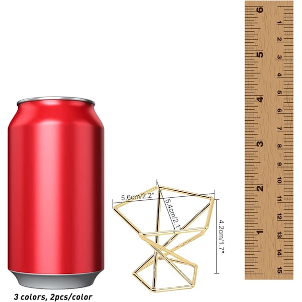 Geometrisk Luftväxtshållare, Diamantformad Ihålig Design För Ventilerad Visning Av Luftväxter, Kompakt Och Lätt Metallväxtställning, Perfekt För Skrivbord Eller