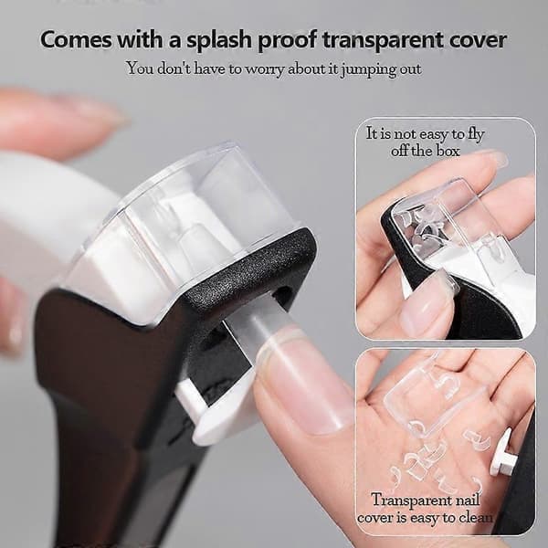 Multifunctional Anti-splash U-shaped False Nail Scissors Clipper Nail Clippers Professional False Nail Tips Clipper Manicure Tool
