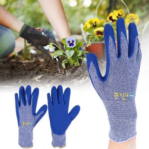 1 par skridsikre slidbestandige arbejdshave åndbare handsker