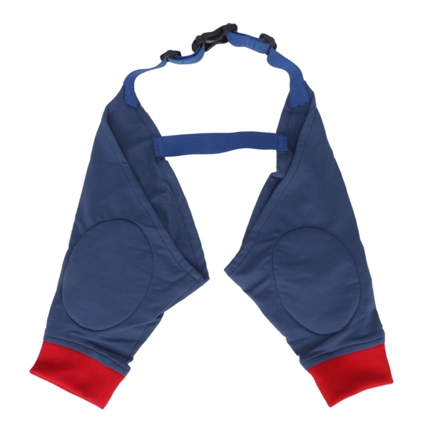 Dog Front Leg Braces Soft Padded Elastic Breathable Joint Protection Dog Recovery Sleeve Red Blue M