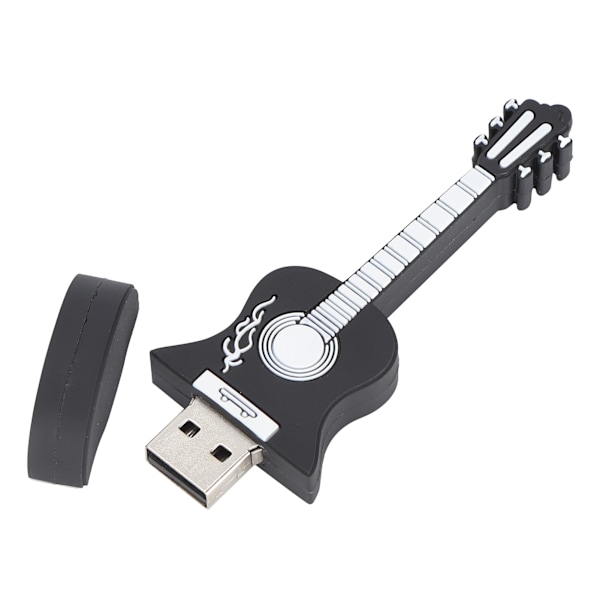 Kreativ Gitarrformad USB-minne, Lätt Att Använda Med Plug And Play-funktion, Premiumlagring För Viktiga Filer, 128GB USB 2.0 Musiknot
