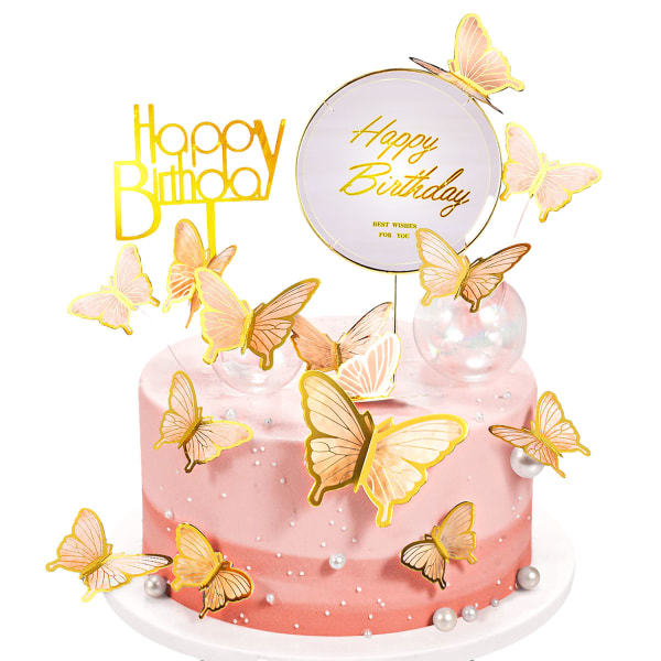 22 Sommerfugle kage tallerken Tillykke med fødselsdagen kage tallerken sommerfugl