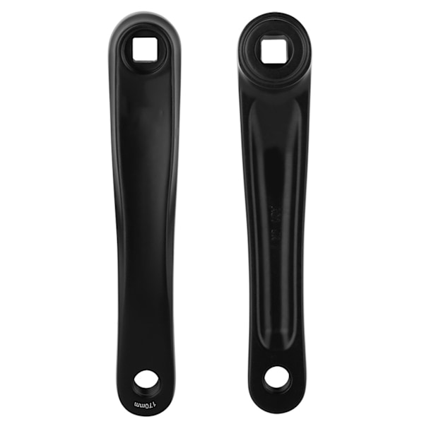 Standard Skurna Hål Aluminiumlegering Cykel Vevarm, Enkel Installation Anti-Deformations Pedalarm för Lång Livslängd och Kompatibilitet med Flera