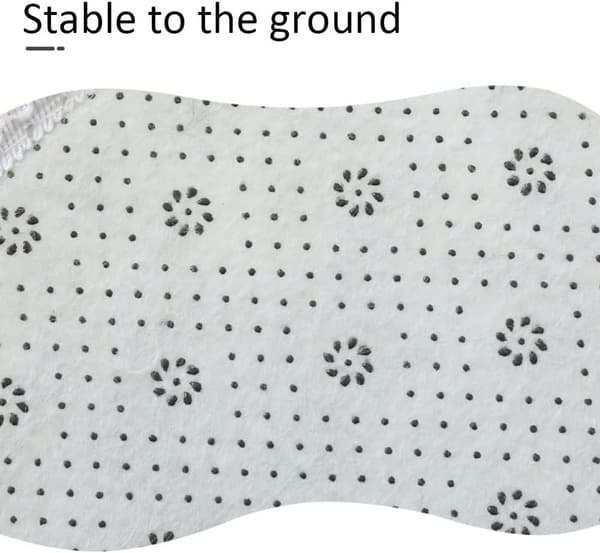 4-pack Bathroom Mat - Super Soft Microfiber Non-Slip Mat, Absorbent & Thick, For Bathroom & Kitchen Grey