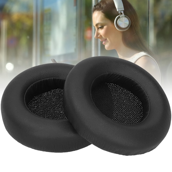 Högkvalitativa Öronkuddar, Ersättningsöronkuddar i Läder med Memory Foam för Monster Dna Headset, Ljudisolering, Hållbara och Långvariga För