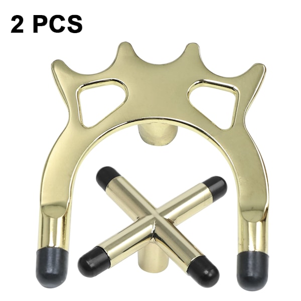 Elegant Pool Cue Bridge Set, Mässingsskruvbara Brygghuvuden För Anpassningsbar Köposition, Bekvämt Trähandtag Säkerställer Grepp, Utdragbar