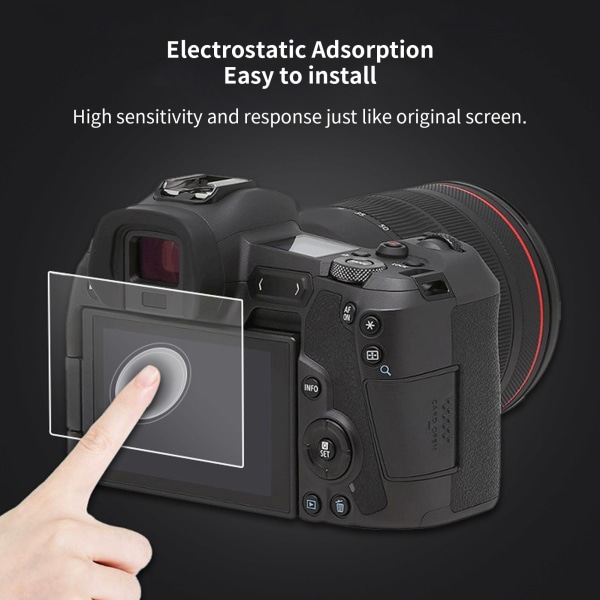 LCD Härdat Glass Skärmskyddsfilm Lämplig för Canon EOS R Spegelreflexkamera