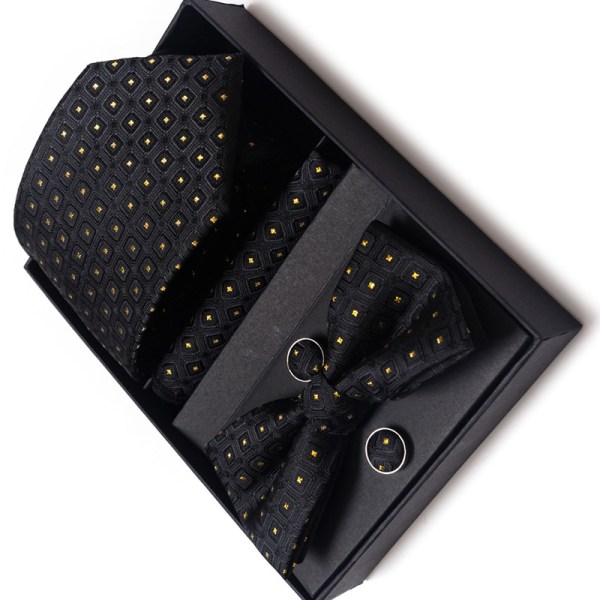Mænd slips sæt håndlavet slips butterfly lommetørklæde
