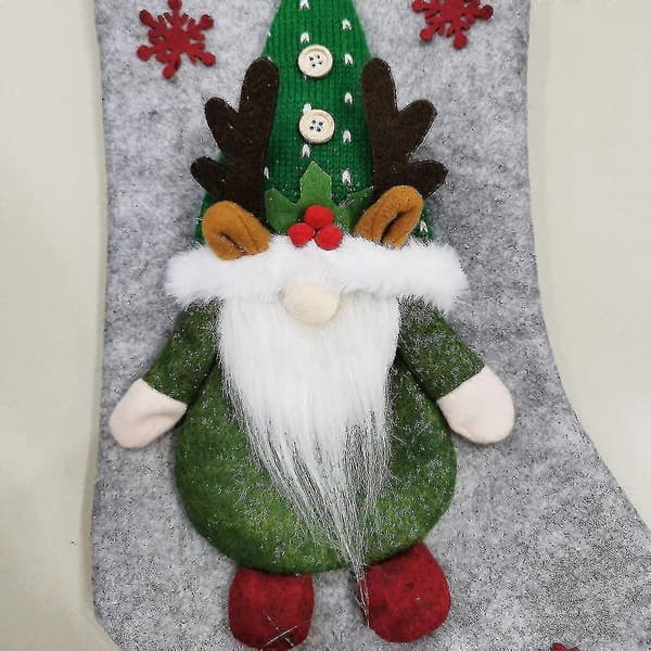 Juldocka Julstrumpa Barn Julklappspåse Röd