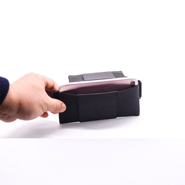 Minimalistinen näkymätön lompakko Unisex vyötärölaukun minipussi avaimelle