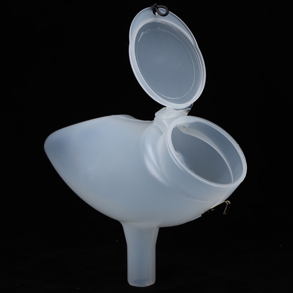 Tykke PP plast gennemsigtig Paintball Hopper med elastisk hastighed