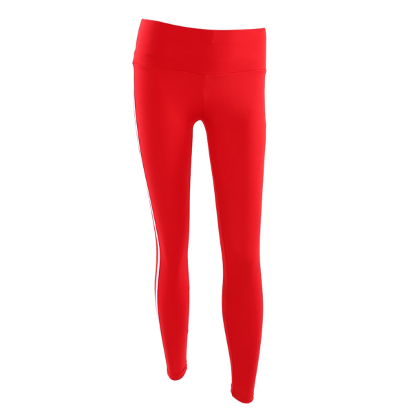 Dam Kvinnlig Sport Stretchy Legging Byxa för Gym Fitness Workout Yoga (röd, S)