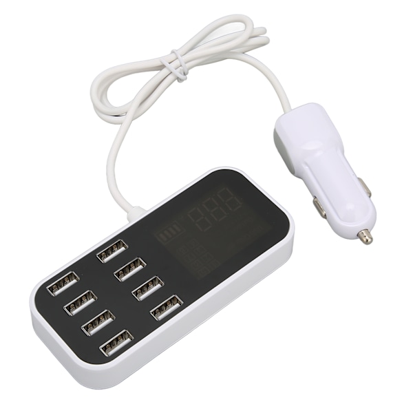 Laddningshubb för flera enheter, säkert laddningsskydd och smart identifieringsteknik med 8 USB-portar för snabb och pålitlig laddning