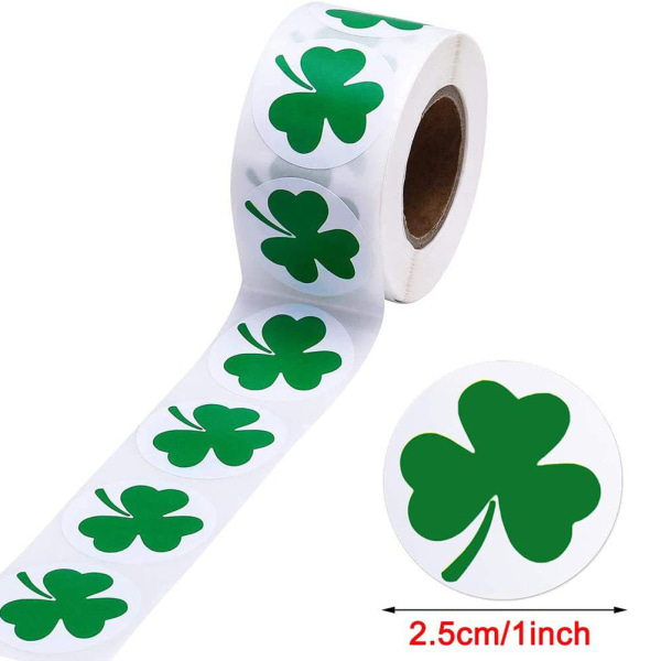 St. Patrick's Day Stickers Shamrock Roll Stickers Selvklæbende