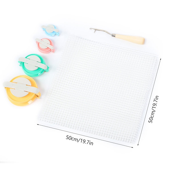 Ultra Styv Plast Canvas För Hantverk, Klar Vit Plast Mesh Canvas Ark Idealisk För Heminredning Och DIY-projekt