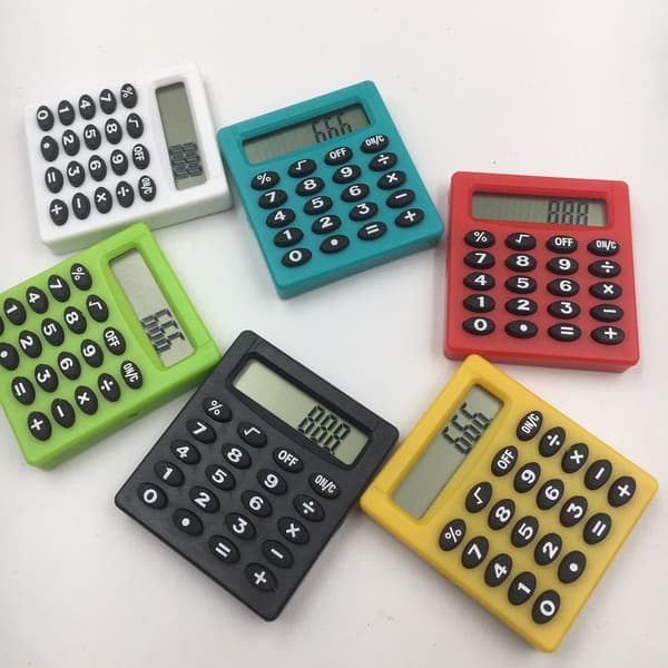 Basic Office Calculator, Standard Function for Office, Home, School, Mini Portable 8-Digit Electronic Calculator, School Supplies for St