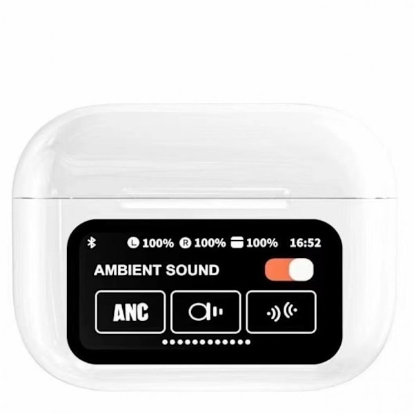 TWS Bluetooth 5.4 Hörlurar med ENC Brusreducering, Smart Laddningsfodral för Oavbruten Ljudnjutning