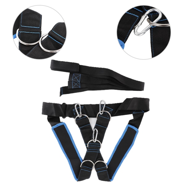 Hastighetsstyrketrening Sled Shoulder Harness Motstandsbånd Belte Sportsutstyr