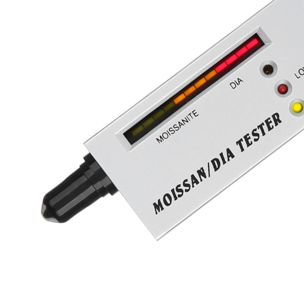 Professionell Moissan LED-indikator testare Moissanites detektor penna smycken testverktyg