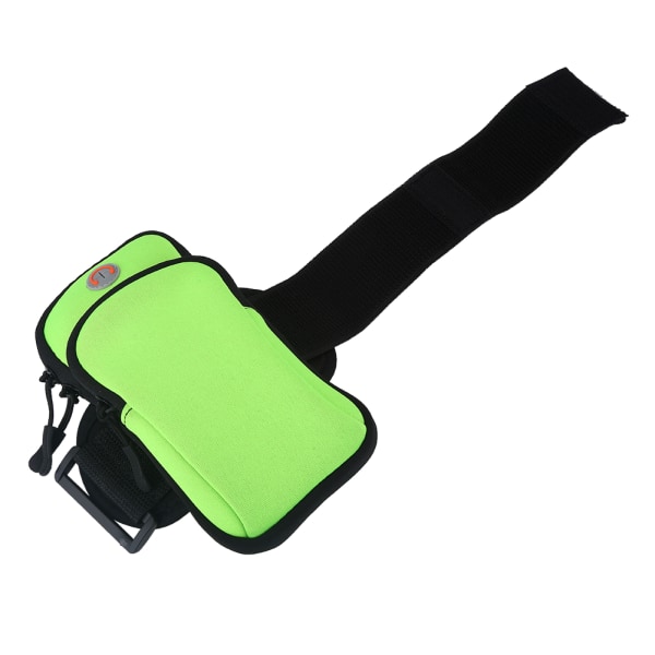 Utomhus Sport Löpning Jogging Träning Gym Arm Handledspåse Armband Phone case Väska Grön