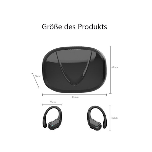 Sportig Elegans Trådlösa Hörlurar, Roséguld Bluetooth 5.3 In-Ear Hörlurar med ENC HD Samtalsfunktion, Lång Speltid Vattentäta Löparhörlurar