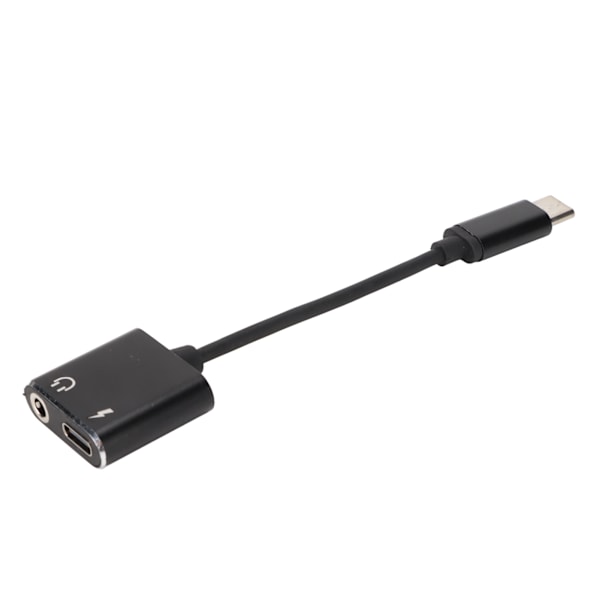Effektiv USB Typ C till 3,5 mm Ljudadapter för Högupplöst Ljud, Inbyggt DAC-chip Stöder Hi-Res Audio, Var Avslappnad och Effektiv med Snabb