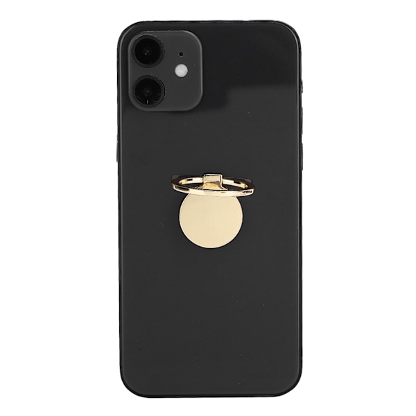 2.5D Arc Design Mobiltelefon Ringhållare, Högkvalitativ Zinklegering Rostfritt Stål 360 Rotation 180 Flip Marmormönster Design för Mobiltelefoner och