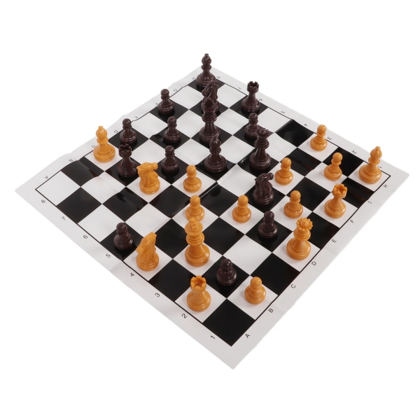 Set Internationellt standard set med schackbräde för