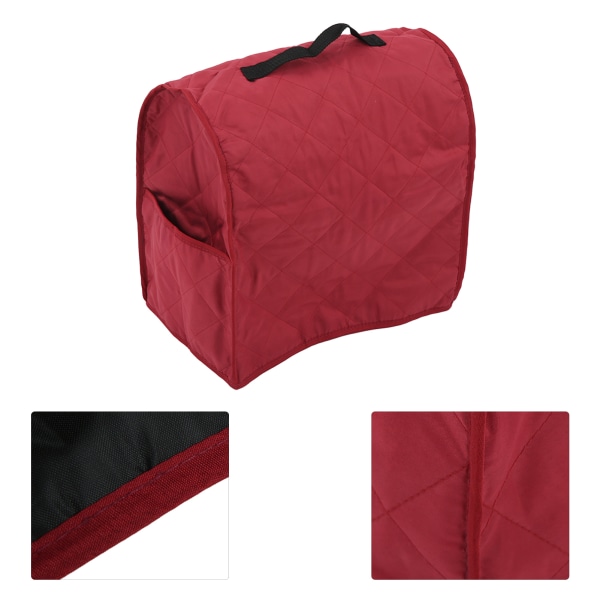 Kitchen Mixer Cover Dust Carry Bag Anti Dirt Anti Scratches Kitchen Food Dust CoverWine Red