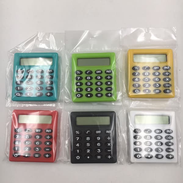 Basic Office Calculator, Standard Function for Office, Home, School, Mini Portable 8-Digit Electronic Calculator, School Supplies for St