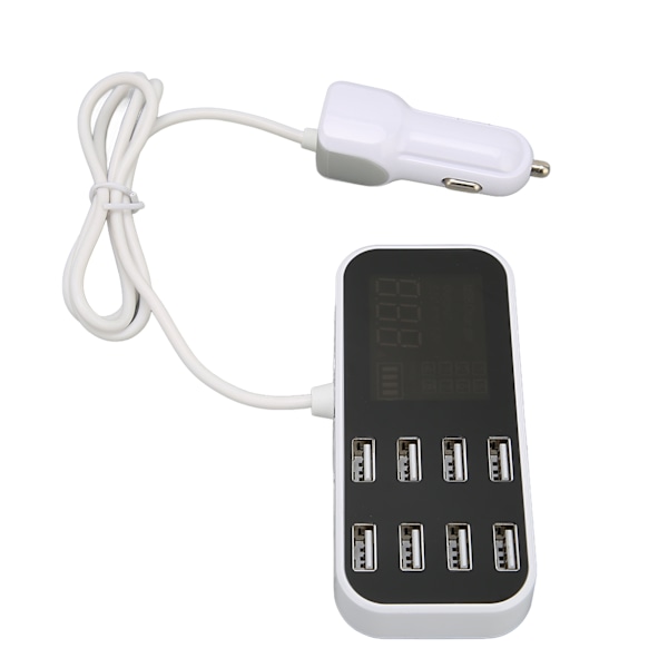 Laddningshubb för flera enheter, säkert laddningsskydd och smart identifieringsteknik med 8 USB-portar för snabb och pålitlig laddning