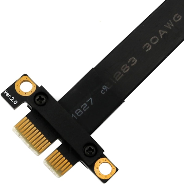 Stabil Hastighet Pcie 3.0 För 1U 2U Chassi, Supersnabb Pcie Förlängningskabel Högkvalitativ Guldpläterad Stöder Pci-e 1X (20Cm)