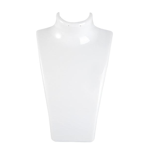 Halskæde Ørering Holder Mannequin Hoved Bust Stand Model Shop Smykker Display Stativ (Hvid)