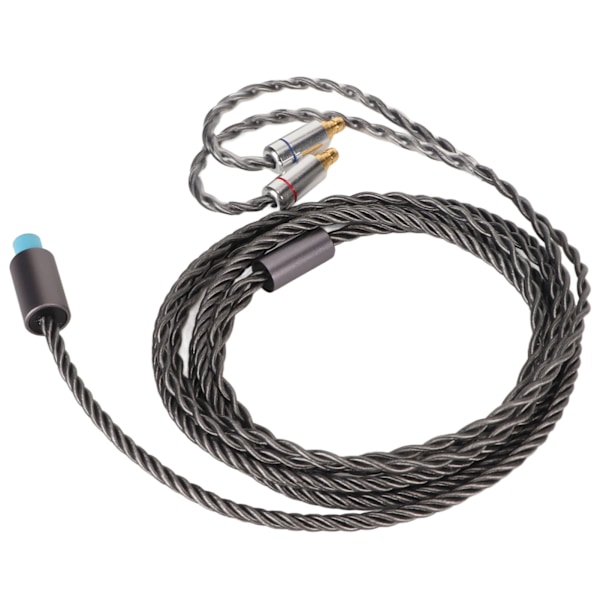 Uppgraderingskabel för hörlurar, mikrofonkontroll & högrent material, 1,2 m hållbar flätad design för SENNHEISER IE-serien, silverpläterad syrefri