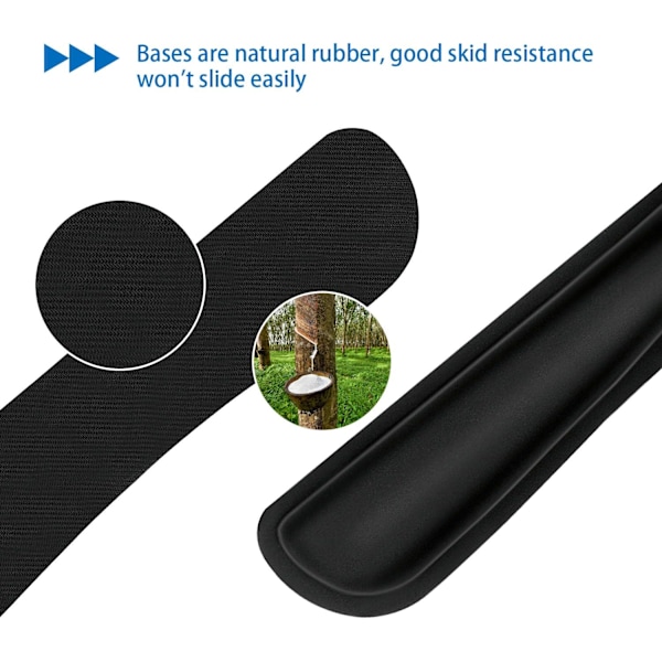 Lugna Din Handled, Handledsstöd i Memory Foam för Tangentbord och Mus, Ergonomisk Design för Smärtfritt Skrivande, Halkfri Bas Säkerställer Stabilitet
