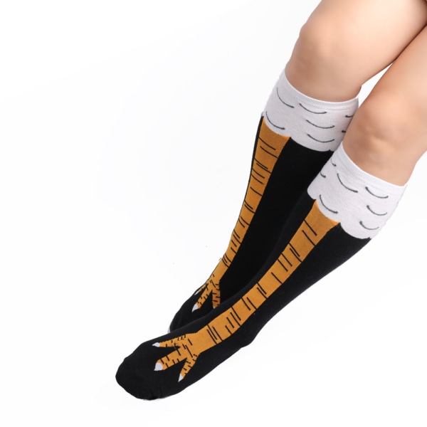 Chicken Legs Knee High Socks Cartoon Animal Novelty Stockings Funny Socks