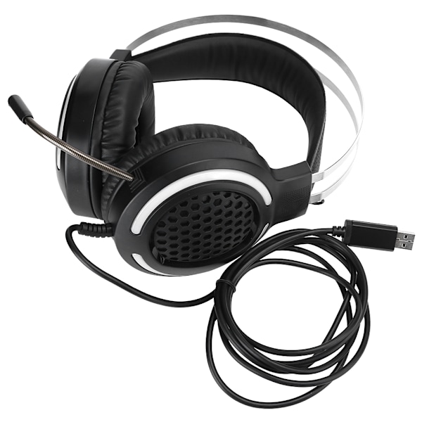 Gaminghörlurar med ergonomisk design, lätt konstruktion för långa spelsessioner