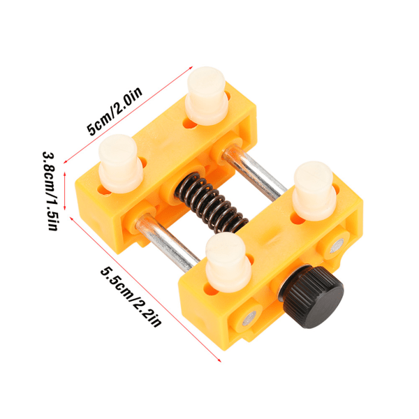 Klokke Reparasjon Håndledd Reparasjon Vise Verktøy Åpne Klokke Sak Holder Skive Fikser Gul