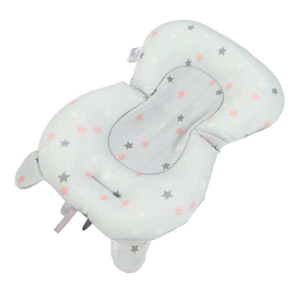 Vauvan kylpyammeen istuinpehmuste kelluva turvallinen taitettava säädettävä vauvan kylpytuki vastasyntyneelle vaaleansininen tähdet