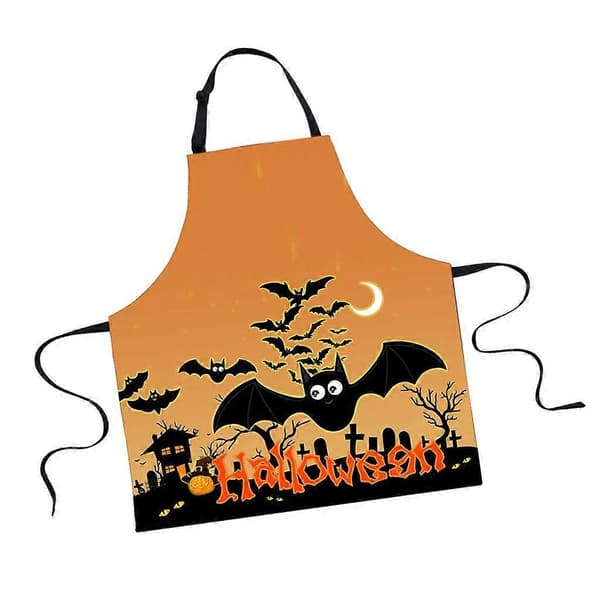 Halloween kjøkkenforkle kjole voksen unisex ermeløs feriegave B
