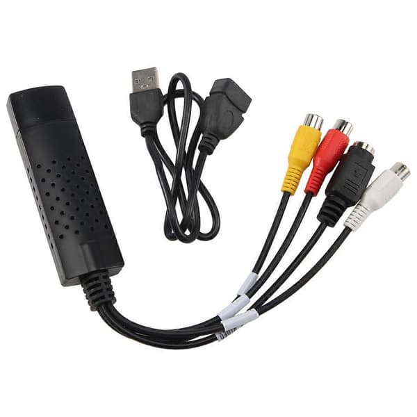 Easycap USB 2.0 Easy Cap Video TV DVD VHS DVR Opptak Adapter Enklere Cap USB Videoopptaksenhet Su