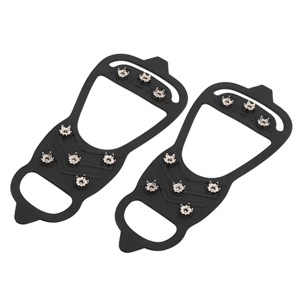 Halkskydd Broddar för Friluftsentusiaster, Snöskor Spikar med Rostfria Stålnaglar, Isgrepp, Flexibelt TPE-Material, Lätt att Bära Med Sig