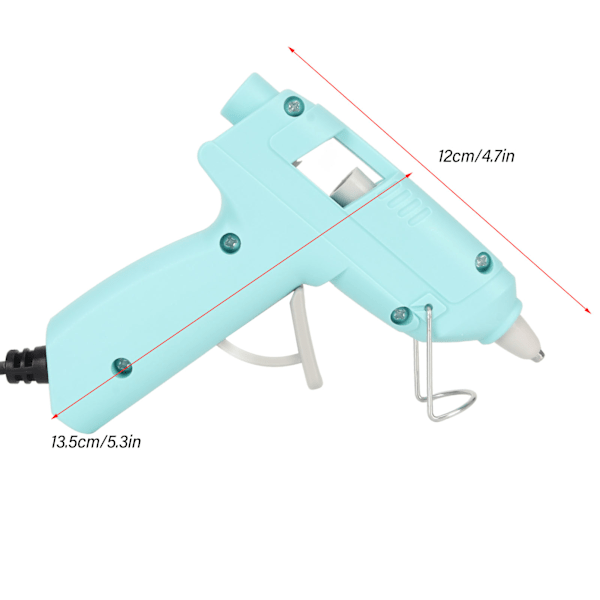 Hurtig Opvarmning Mini Limpistol Sæt med 50 Limpinde til Børns DIY Håndværksprojekter 110‑240V EU Stik