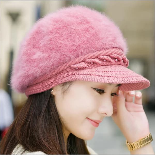 Elegant Vinterhue til Kvinder, Dame Efterårsstrikkede Huer, Kvinders Hat, Efterår Damemode, Skullies, Beanies