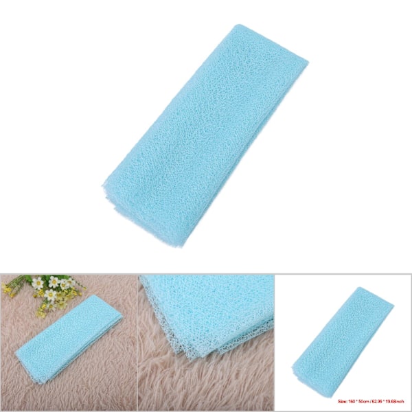 1Pc Newborn Infant Toddler Baby Photography Photo Props Soft Yarn Wrap Swaddle Blanket Blue